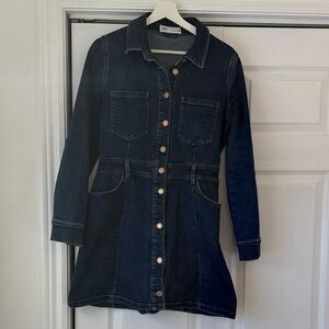 Zara Denim Button up Dress